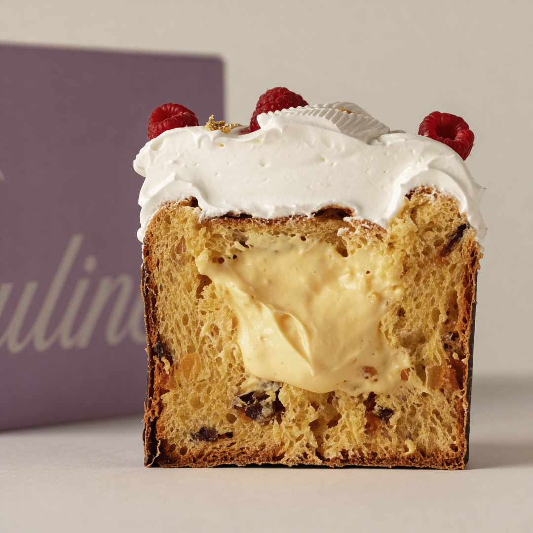 Kulich with Vanilla Cream