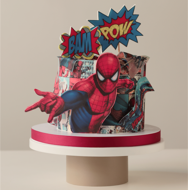 Spiderman cake